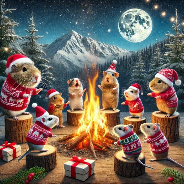 The Bluestocking - the one with the Christmas stocking