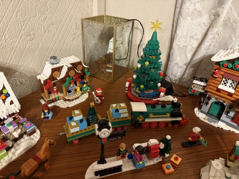 To show me your Lego collection?