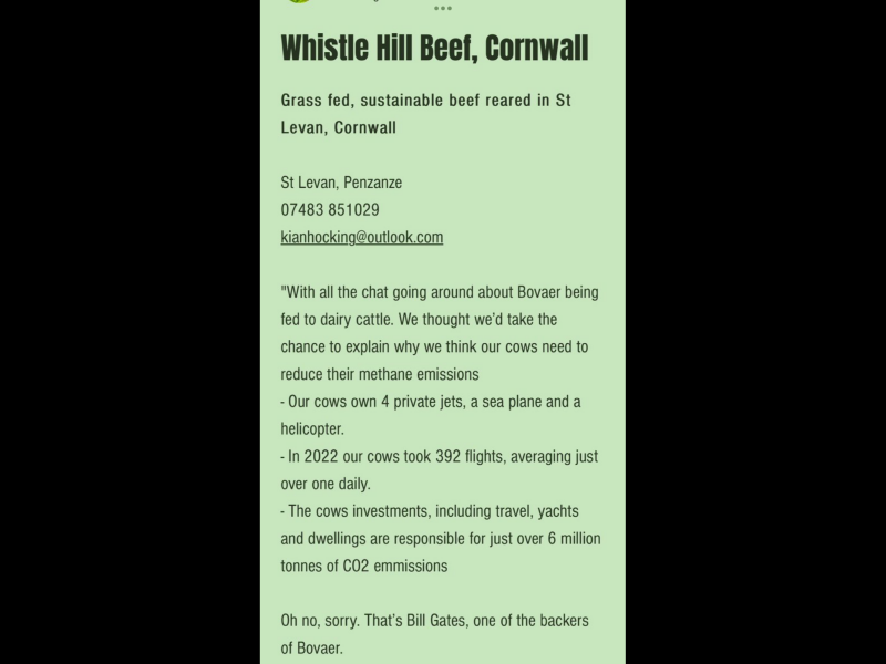 Dairy Cow Feed Additive Trials - statement from Soil Association