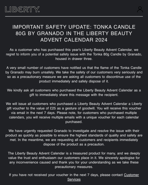 🎄Liberty London Advent Calendar 2024 Opening Thread