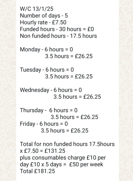 30 hours funded childcare