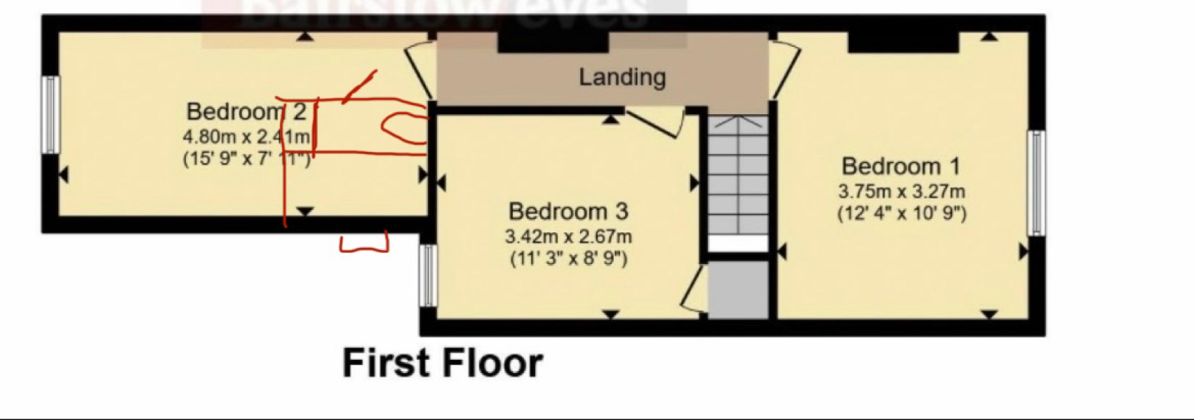 Space for upstairs WC ?