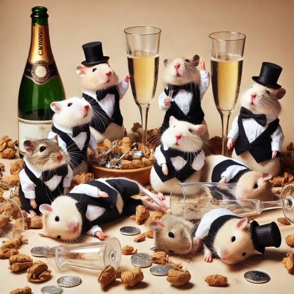 The Bluestocking - the one with the Christmas stocking