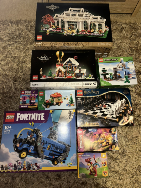 To show me your Lego collection?