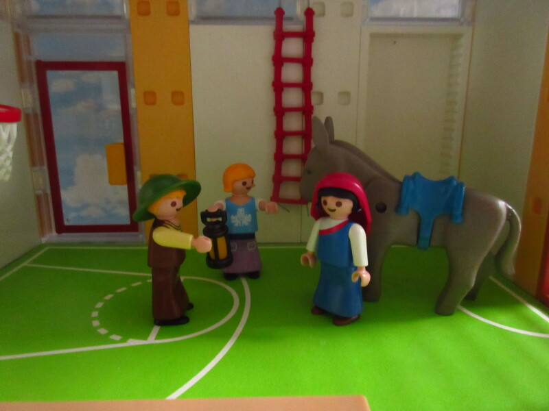 It's advent for the Playmobil people in our house...