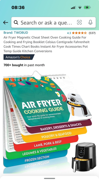 Possibly a very stupid question about air fryers ....but I really need help and advice !