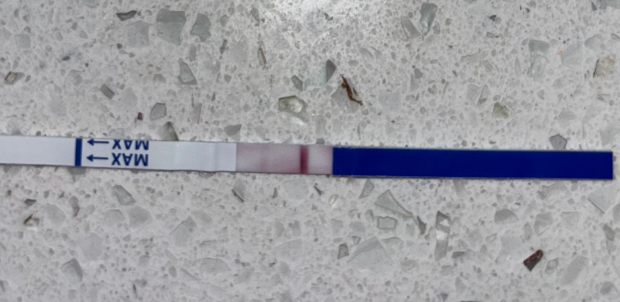 Positive? Came up within a minute