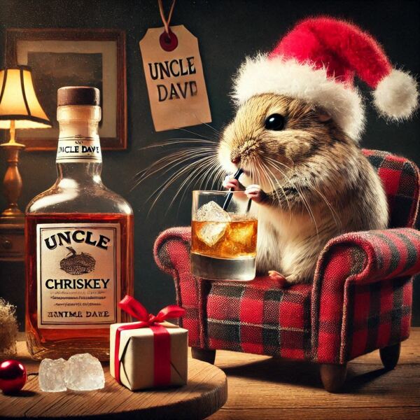 The Bluestocking - the one with the Christmas stocking