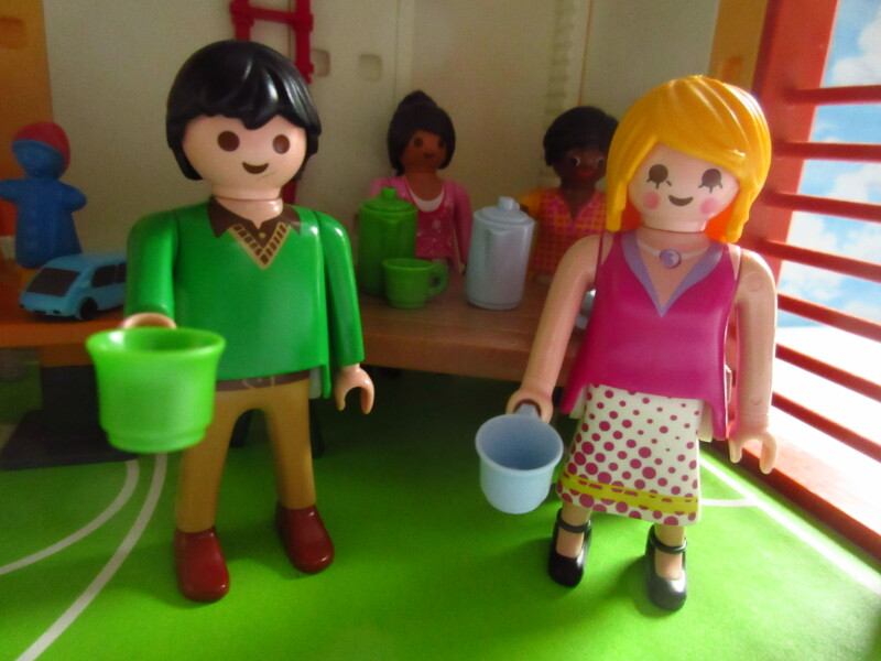 It's advent for the Playmobil people in our house...