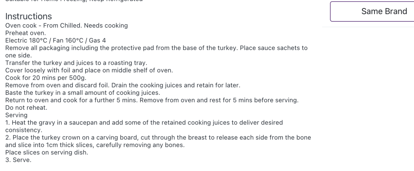 M&S Christmas food to order