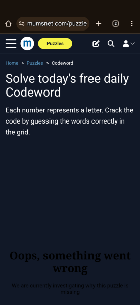 Where's puzzles gone?