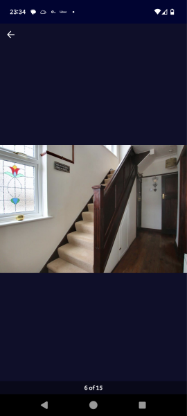 Panelled 1930's balustrade
