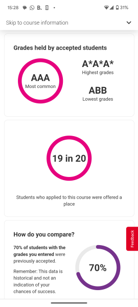 Is 2 A stars and a c, in a levels, equivalent to aaa