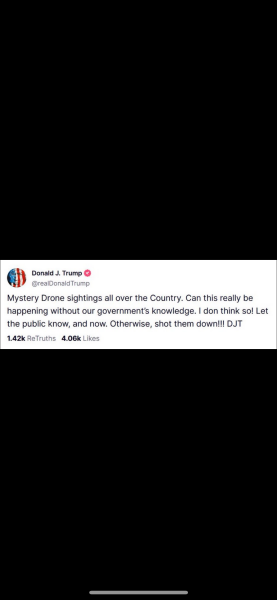 Mysterious Drones flying over New Jersey and other places including the UK.