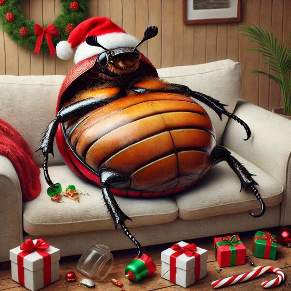 The Bluestocking - the one with the Christmas stocking