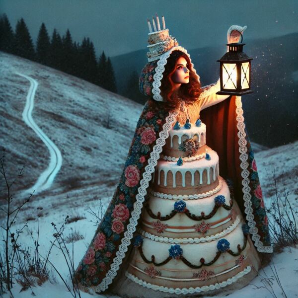 The Bluestocking - the one with the Christmas stocking