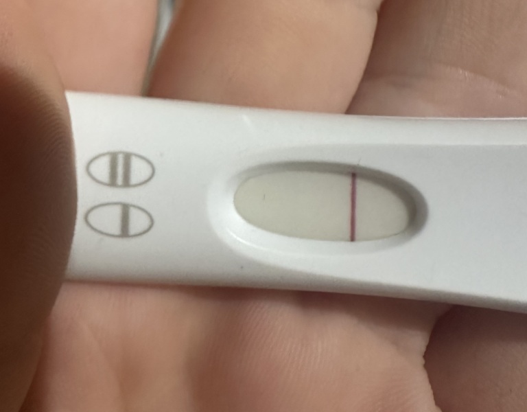 Very very faint line 5dp5dt