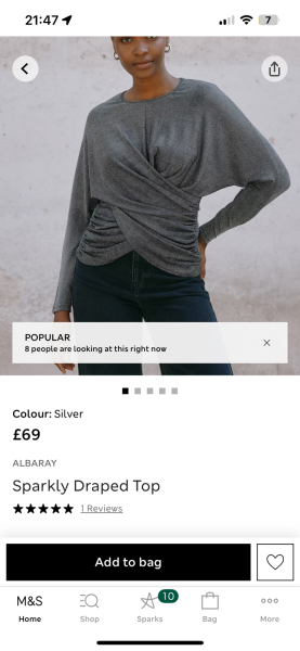 Looking for a flattering jumper/top to wear over Christmas