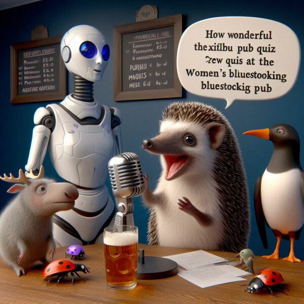 Bluestocking: the one where Boiled gets to the bar first!