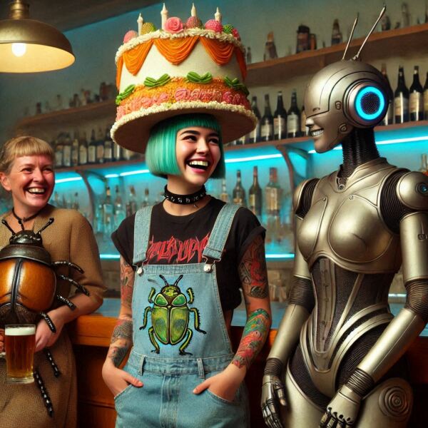 The Bluestocking - the one with the Christmas stocking