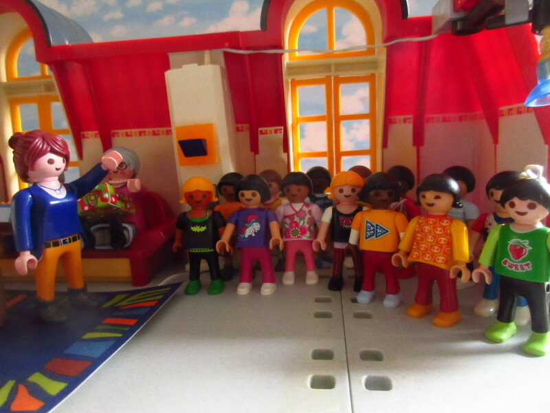 It's advent for the Playmobil people in our house...