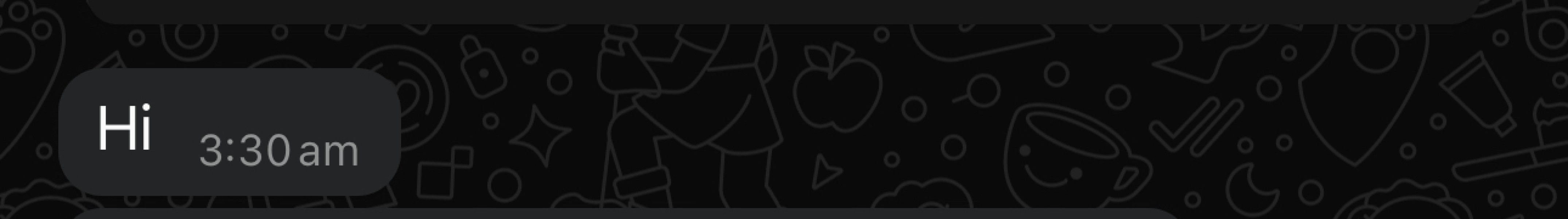 Why has this blast from the past started communication again?
