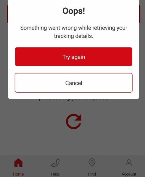 Is anyone else having issues with the Royal Mail app?