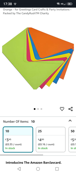 Coloured Envelopes - What shop am I thinking of?