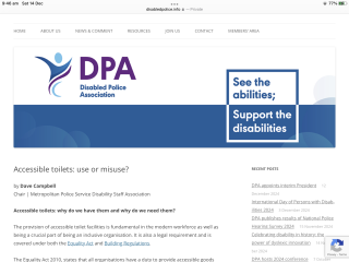 To be annoyed at being told to be considerate of disabled people