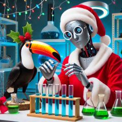 The Bluestocking - the one with the Christmas stocking