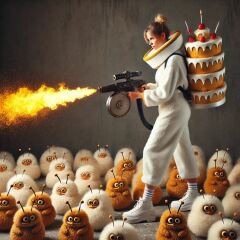 The Bluestocking - the one with the Christmas stocking