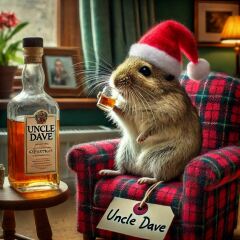 The Bluestocking - the one with the Christmas stocking