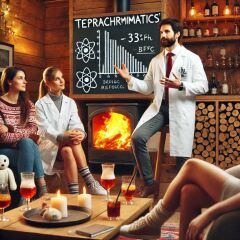 The Bluestocking - the one with the Christmas stocking