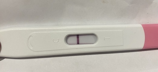 very faint positive but bleeding? 🩸