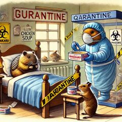 The Bluestocking - the one with the Christmas stocking