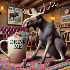 Bluestocking: the one where Boiled gets to the bar first!