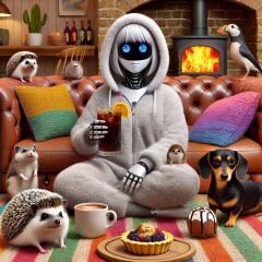 Bluestocking: the one where Boiled gets to the bar first!