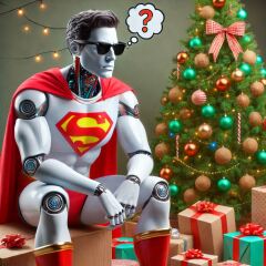 The Bluestocking - the one with the Christmas stocking