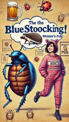 The Bluestocking - the one with the Christmas stocking