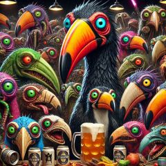 The Bluestocking - the one with the Christmas stocking