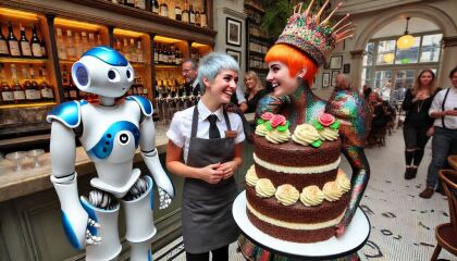 The Bluestocking - the one with the Christmas stocking