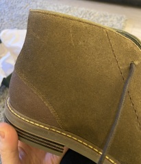 Are these boots damaged?