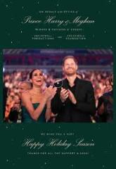 Oh dear...Harry and Meghan's Christmas card photo