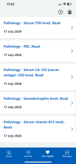The early signs, are there any specialists tests?