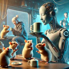 The Bluestocking - the one with the Christmas stocking