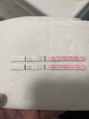 Need some advice bfp at 10dpo yesterday and today now brown when wiped??