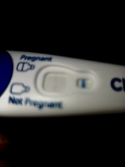 Positive test yesterday and period today