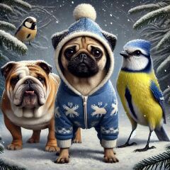 The Bluestocking - the one with the Christmas stocking