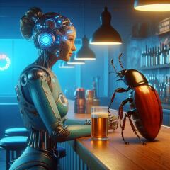 Bluestocking: the one where Boiled gets to the bar first!