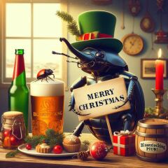 The Bluestocking - the one with the Christmas stocking